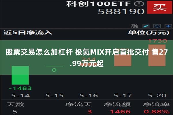 股票交易怎么加杠杆 极氪MIX开启首批交付 售27.99万元起